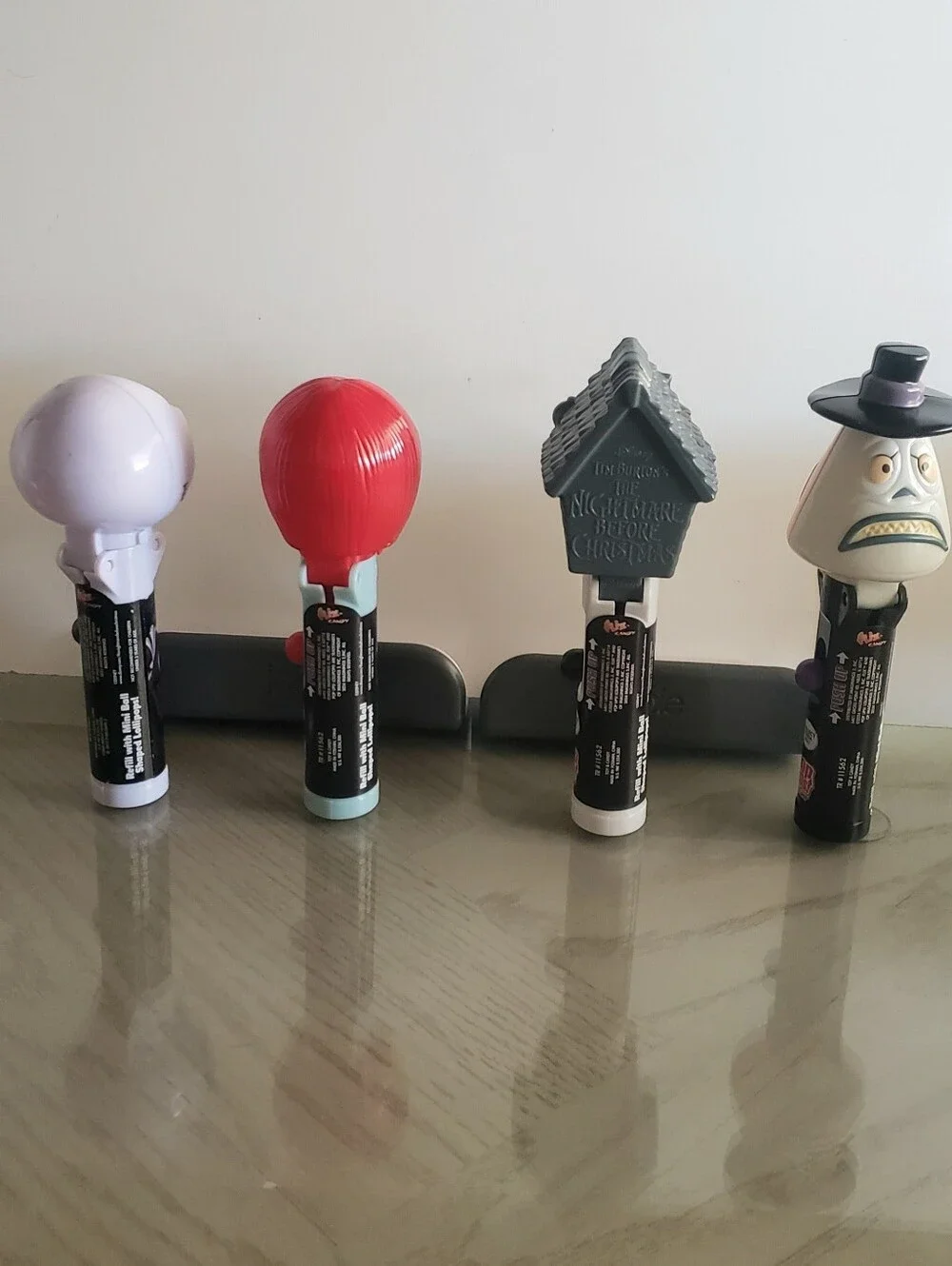 NWOT The Nightmare Before Christmas Pop Ups Dispensers 4pc
